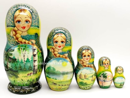 Матрешка лето 19 см. 5 мест арт. 54742212