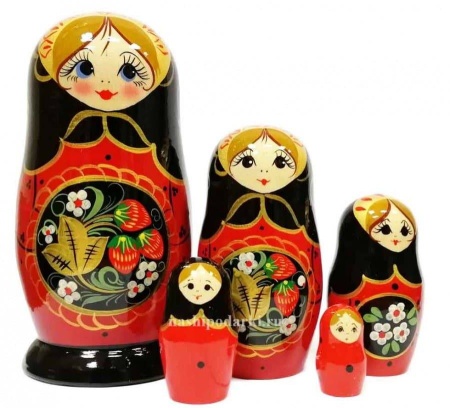 хохломская матрешка