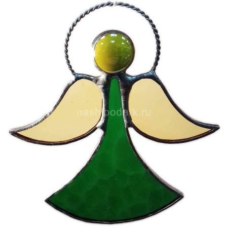 Витражная подвеска "Ангел" 10х9см Арт. 150319522 