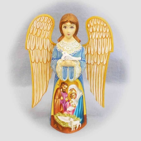 Новогодний подарок "Ангел" 19х12см арт. 12187044