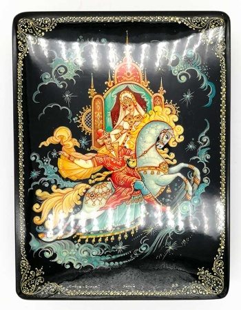 Лаковая шкатулка "Сивка бурка" 20х15х5 см. арт. 642467