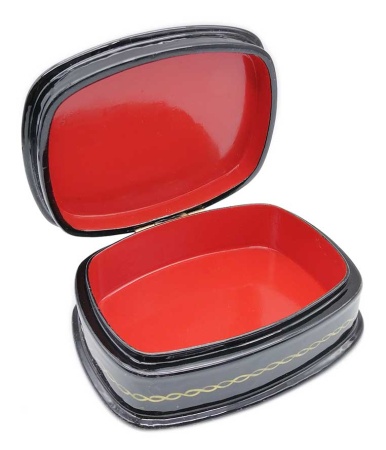 Шкатулка Палех "Музыка птиц" 10х8 см. арт. 4722874 