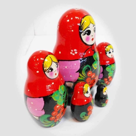 Матрешка "Вятская" 5 мест 9 см арт. 1218742