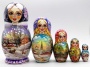 Матрешка времена года 5 мест 17 см. арт. 05401