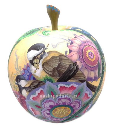 Яблоко шкатулка 18х13см арт. 846122 Яблоко шкатулка 18х13см арт. 846122