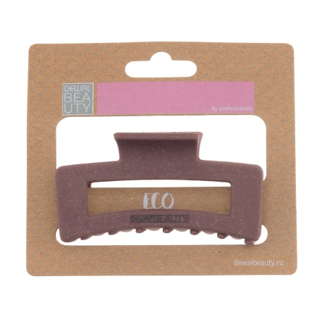Заколка-краб для волос DEWAL BEAUTY HP001-Brown 