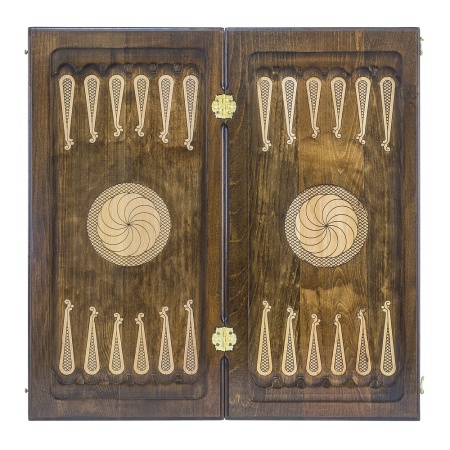 Нарды резные "Герб РФ 3" 60, Ustyan Артикул: GU304-6  Нарды резные "Герб РФ 3" 60, Ustyan Артикул: GU304-6