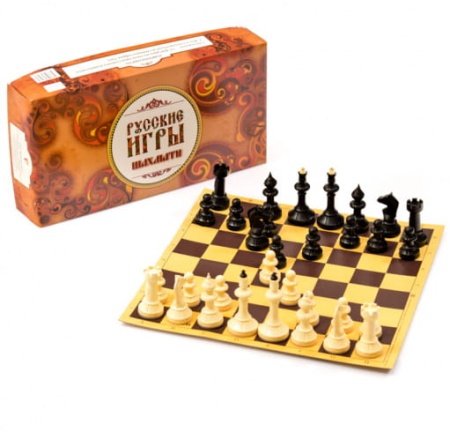 Шахматы "Айвенго" с доской из микрогофры Артикул: vl03-008 