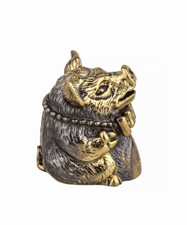 Поросенок с бантиком без подставки 22х30 мм. арт. 928.1