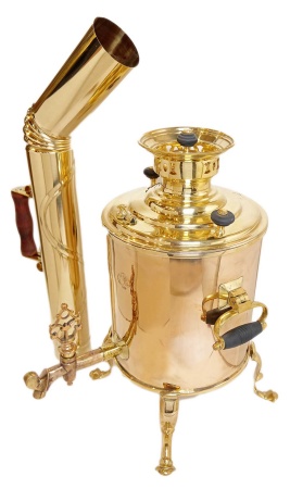 Самовар антикварный жаровой 5 л. "Походный дорожный" арт. 758322 