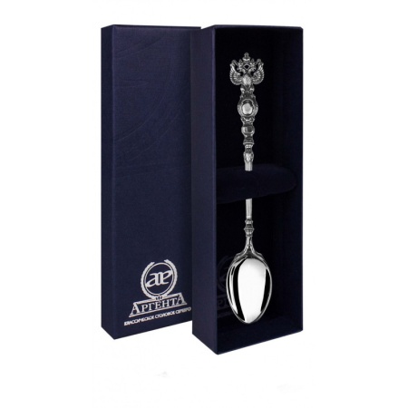 Ложка "Герб" с чернением  Артикул: 852ЛЖ00006 магазин 