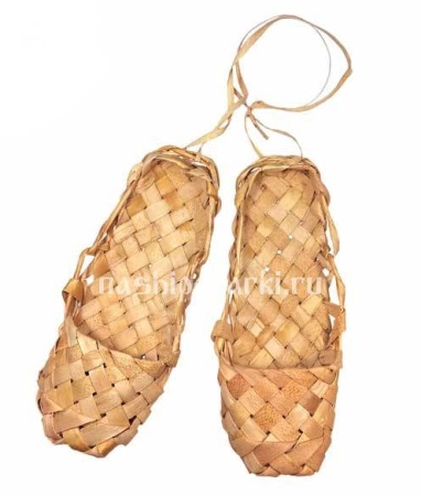 Лапти настоящие лыко размер 29х11см  42-44 р. арт. 588322 Лапти настоящие лыко размер 29х11см  42-44 р. арт. 588322