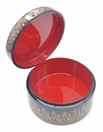 Шкатулка лаковая Холуй "конек горбунок" 11см. арт. 76653222