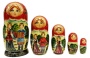 Матрешка авторская "Парочка" 18см 5 мест арт. 911921