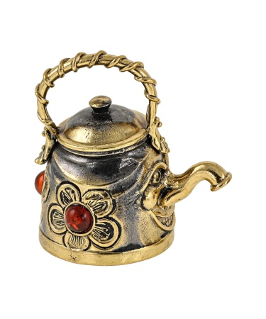 Чайник из латуни 45х40 мм. арт. 2816