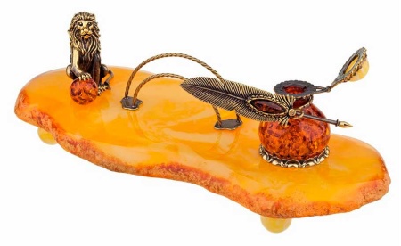 Письменный набор с чернильницой 25х25 см. арт. №1 1232 