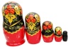 картинка Матрешка "Хохлома" 5 мест 18 см. арт. 987133