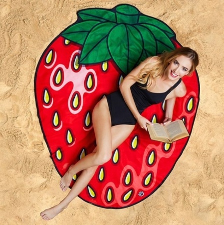 Покрывало для пляжа "Клубника" Артикул: 9518-3 