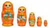 Матрешка Москва 11см 5 мест арт. 931211