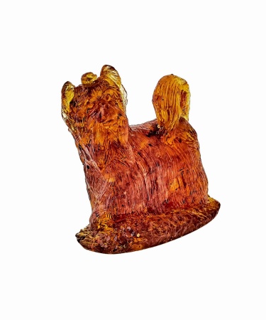 Собака Йорк Тори Янтарная 55х55 мм. арт. 1393