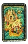 Шкатулка лаковая "Заморские гости" 10х16 см. арт. 856333
