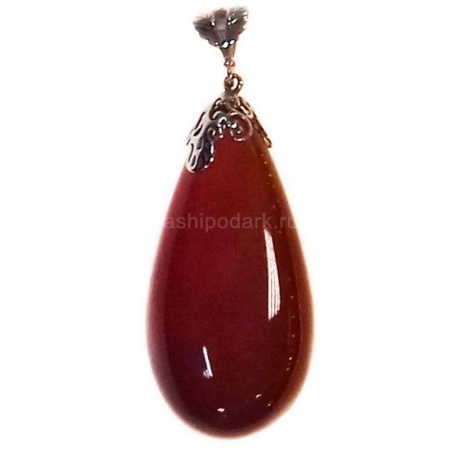 картинка Янтарь Подвеска  5х2см 7.3гр Арт. 190319612 магазин 
