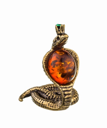 Змейка кобра с короной 20х31 мм. арт. 315