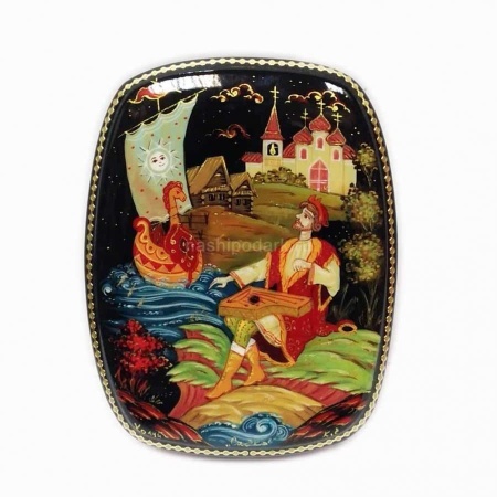 Шкатулка Холуй "Садко" 8х10см арт. 1118103