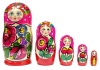 Матрешка Полхов 5 кукл 16см арт. 18535