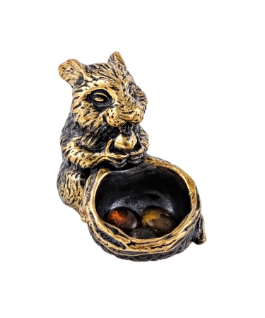 Хомяк с корзинкой без подставки 25х20 мм. арт. 2046.1