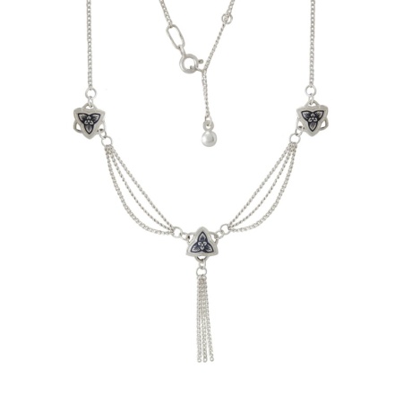 картинка Серебряное Колье "Твист" Арт: 10190180А05 