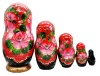 Матрешка Цветы 5 мест 18 см. арт. 797773