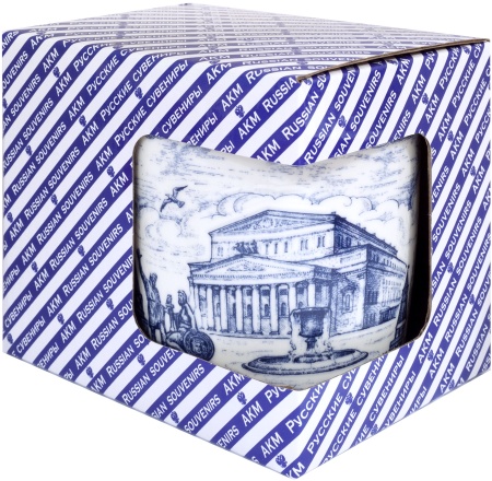  Кружка "Москва. Большой театр", синяя арт. 876664234