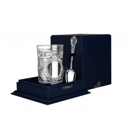 картинка Подстаканник серебряный "Барокко" Артикул: 860ПС00001, 815ЛЖ03006,