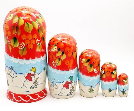 Матрешка "Гулянья" 18 см. 5 мест арт. 4443332