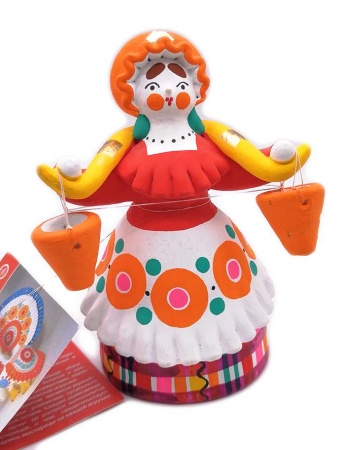 Дымковская игрушка водоноска 11 см. арт. 5746333