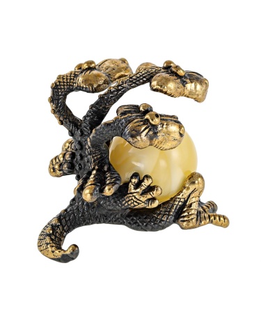 Фигурка из латуни Змей Горыныч-2 33х30 мм. арт. 149.2