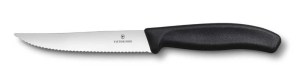 Нож для стейка пиццы Swiss Classic Gourmet 12 см, с серейторной заточкой VICTORINOX 6.7933.12 