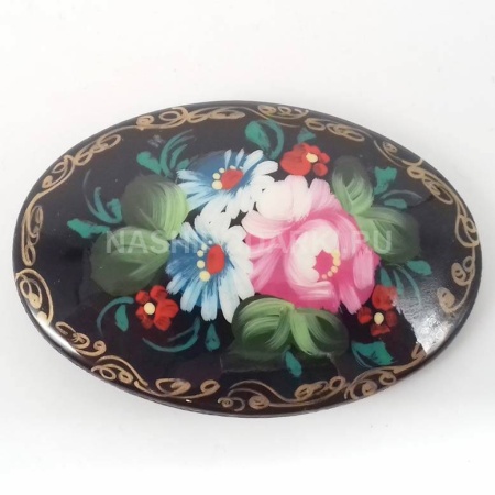 Брошь "Жостово" 5х5см арт. 4372321  Брошь "Жостово" 5х5см арт. 4372321