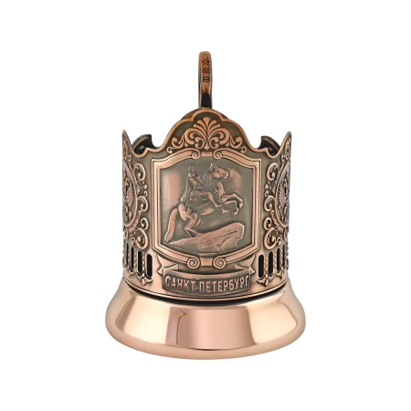 картинка Подстаканник медный "Медный всадник"  Артикул:  С9608/7  картинка Подстаканник медный "Медный всадник"  Артикул:  С9608/7