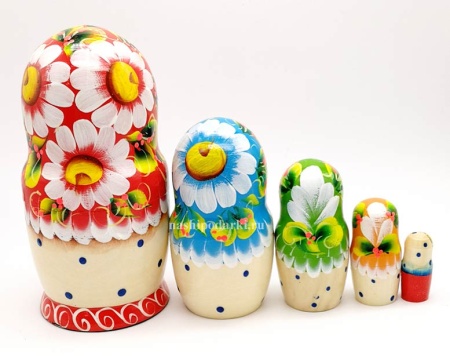 Матрешка "Инструменты" 15 см. 5 мест арт. 775229  Матрешка "Инструменты" 15 см. 5 мест арт. 775229