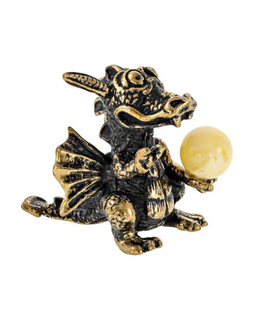 Дракон с подарком 24х30 мм. арт. 149.5