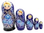 Матрешка Цветы 18 см. 5 мест арт. 999888