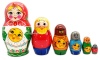 Матрешка детская колобок 16 см. 6 мест арт. 777666