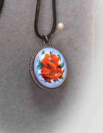 картинка Ростовская финифть Кулон арт. 1118390 