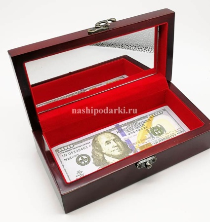 Шкатулка для денег 18х9см арт. 863257