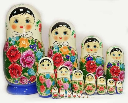 картинка Матрешка большая 20 мест 35см арт. 987533 матрешки