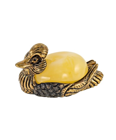 Фигурка из латуни Уточка 27х16 мм. арт. 187