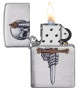 картинка Зажигалка Sword Skull Design ZIPPO 49488 магазин подарков