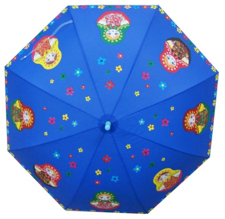 картинка Зонт трость "Матрешки" арт. 35D034002B магазин подарков